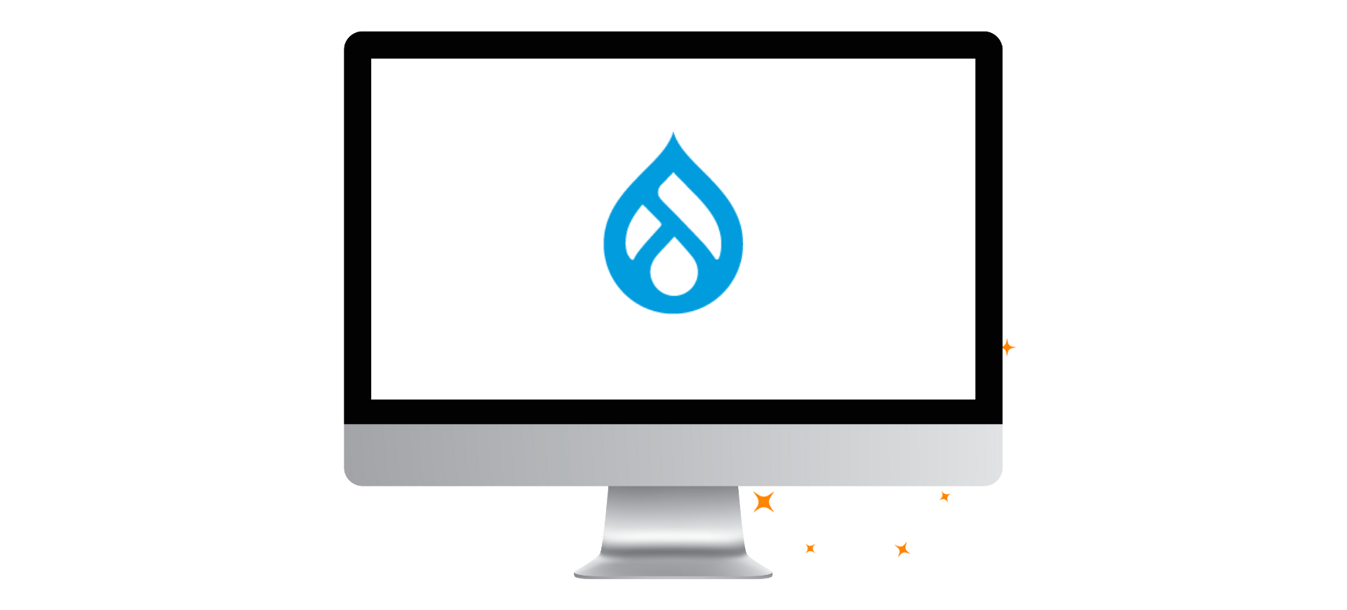 Drupal on a monitor