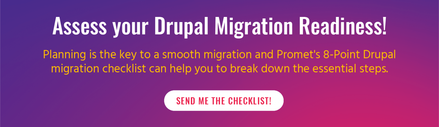 Drupal 9 migration readiness checklist