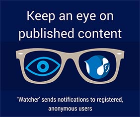 Keep an eye on published content