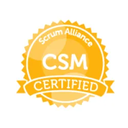 Certified Scrum Master badge