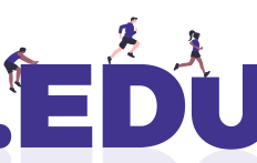 Figures running across a dot EDU