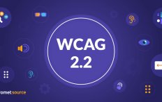 WCAG 2.2 on a purple background