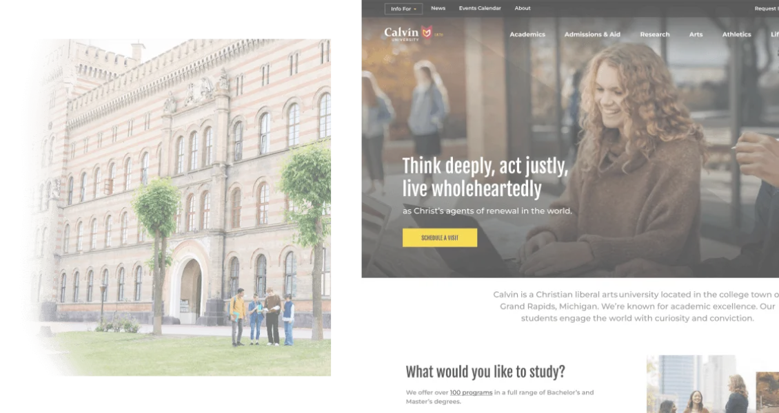 Calvin University background