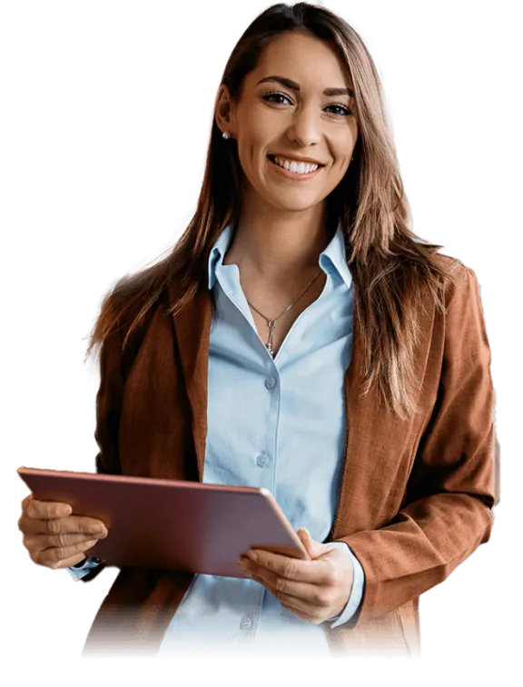 Personal holding ipad for state governement