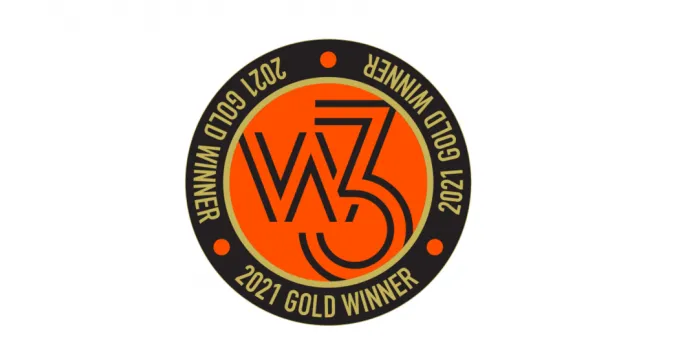 w3 Gold Award 2021