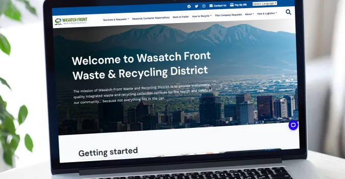 Wasatch Front Waste & Recycling Home Page