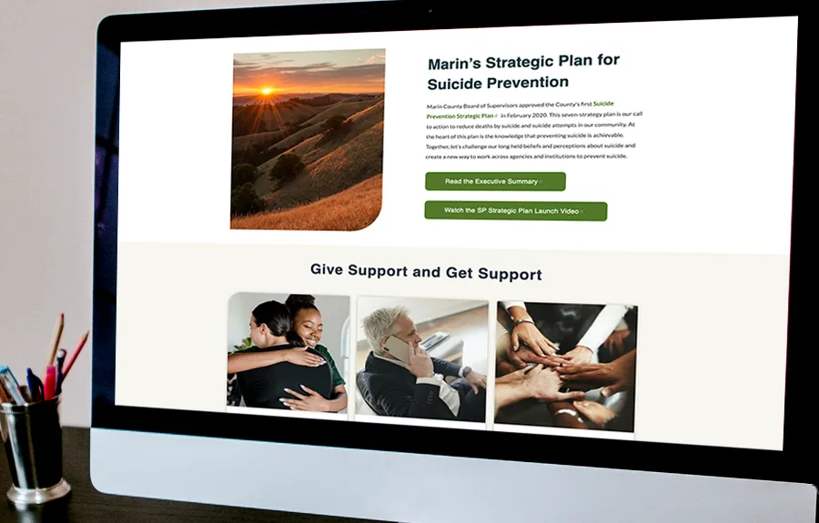 Marin County Behavioral Health and Recovery Services website