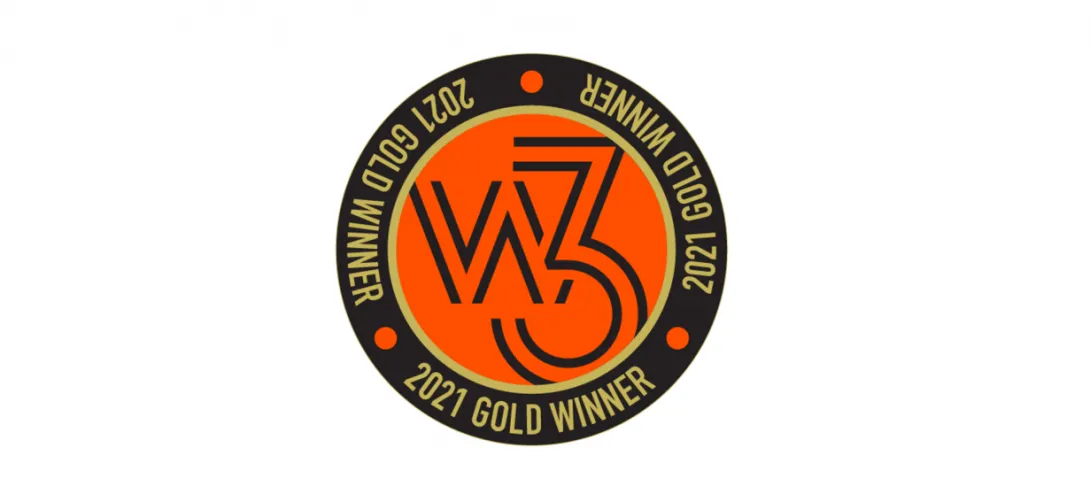 w3 Gold Award 2021