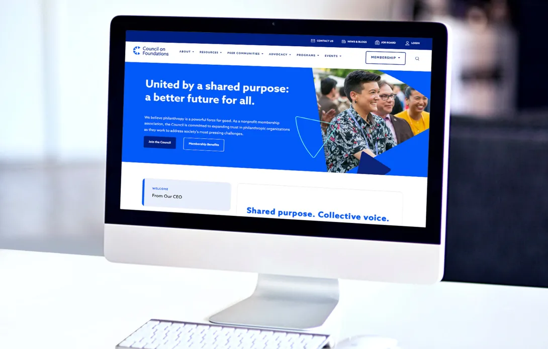 Council on Foundations web page