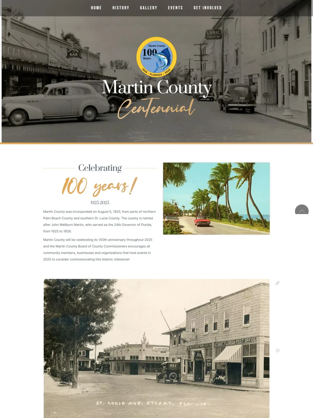 Martin County 100 homepage