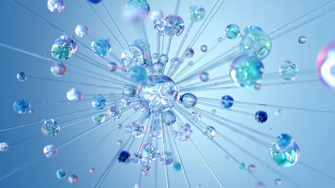 An artist’s illustration of artificial intelligence (AI). This image depicts how AI could adapt to an infinite amount of uses. It was created by Nidia Dias as part of the Visualising AI