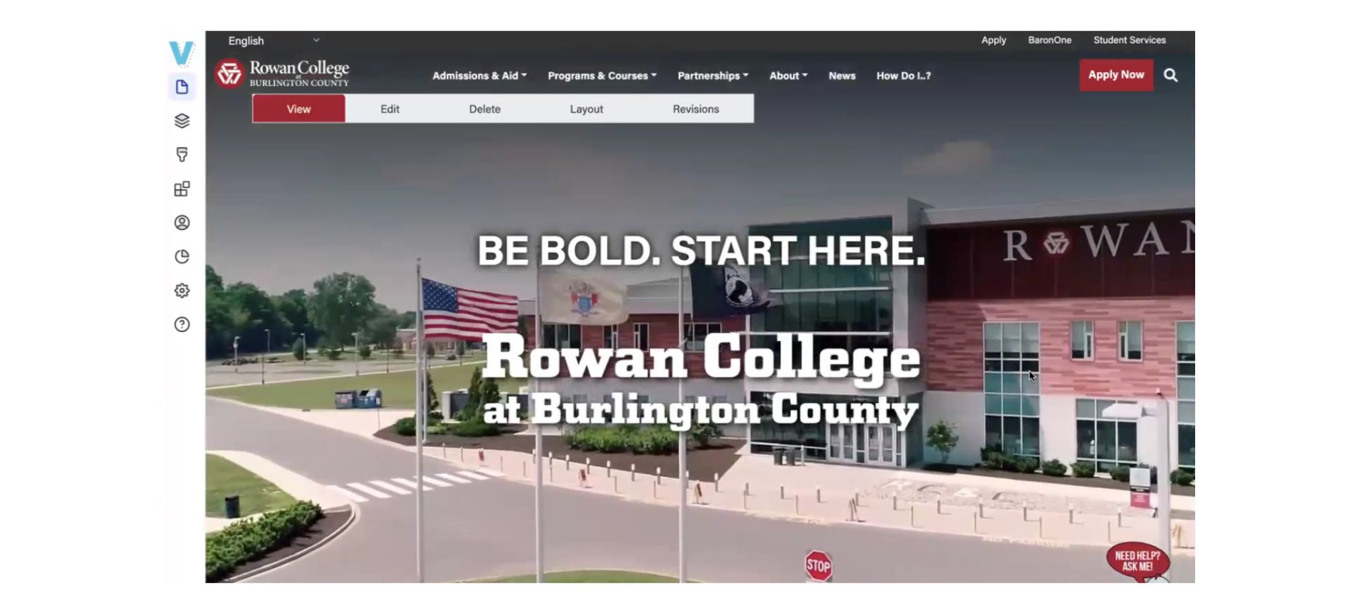 Rowan College ProvusEDU homepage